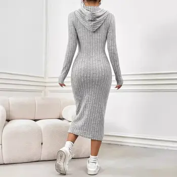 6 best sales Robe en maille côtelée - №2