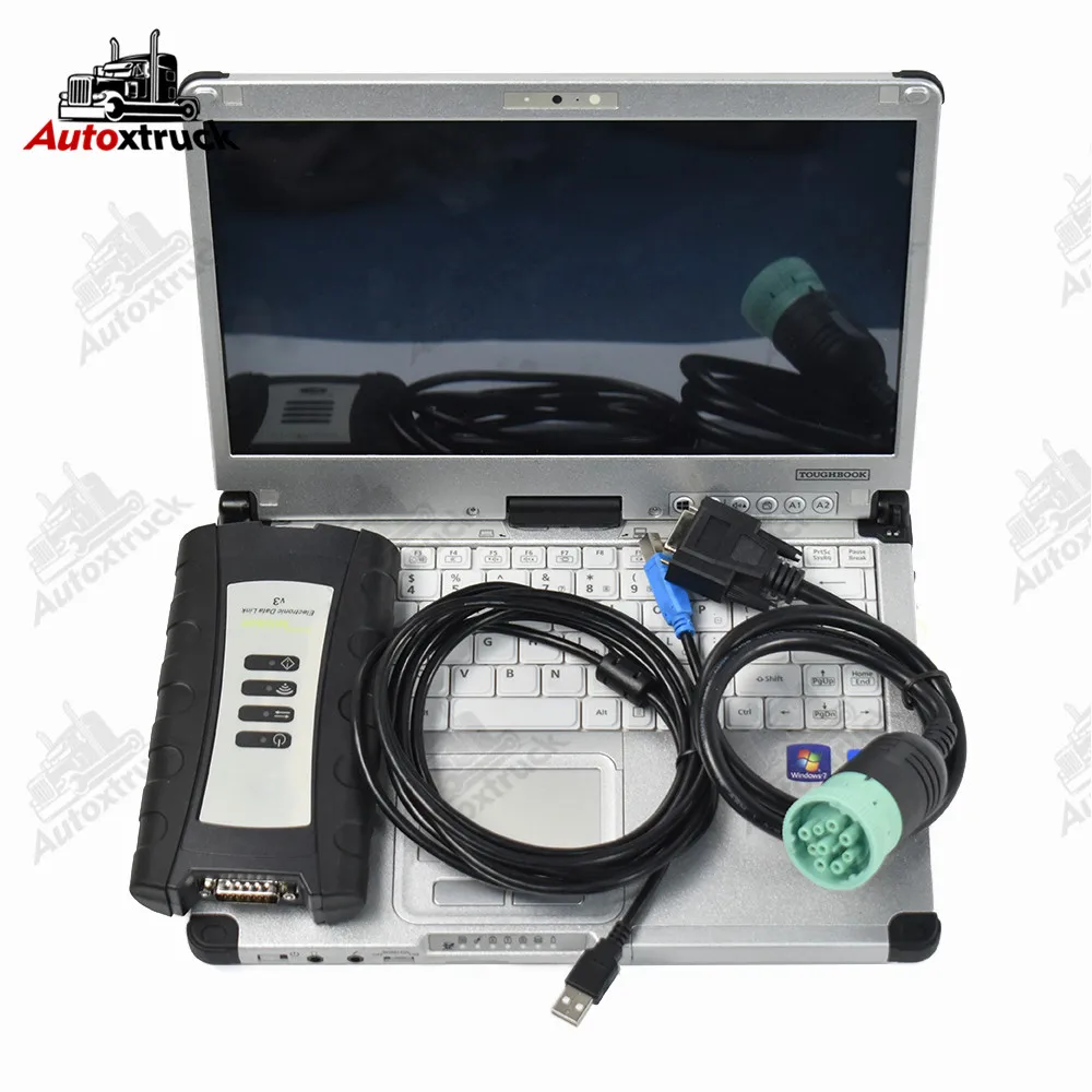 CFC2 Laptop Electronic Data Link V5.3 AG CF EDL V3 Advisor Diagnostic tool agricultural Tractor construction equipment diagnosis