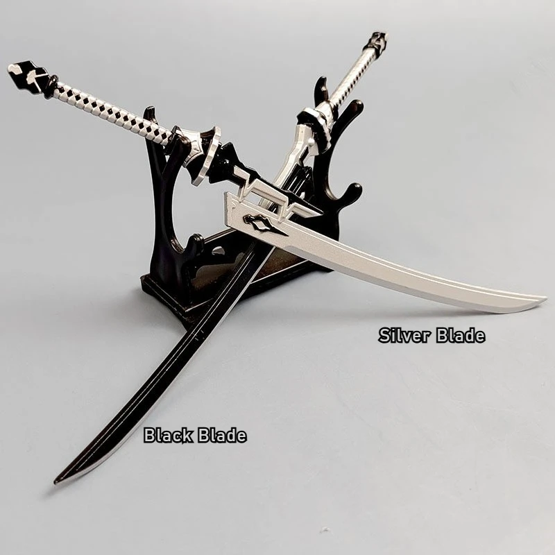 ニーア オートマタ ニーア デュアルブレード 武器モデル ゲーム周辺機器 刀 金属製おもちゃの剣 クリエイティブアクションフィギュア ディスプレイピース 男の子へのギフト