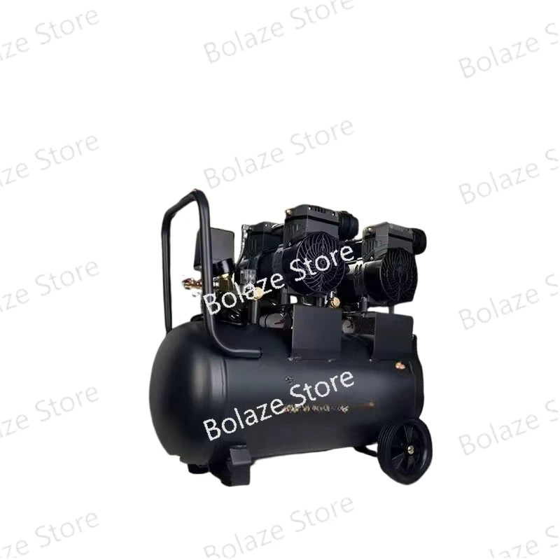 Small Portable Air Compressor, Woodworking Specific Air Pump, Industrial Grade Low Noise Oil-free Spray Painting Compressor