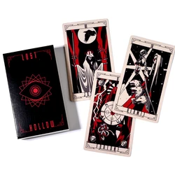 New Lost Hollow Tarot Deck with 80 Major and Minor 78 Card Pocket Size Deck Fortune Telling Game Divination Tools Zodiac Element