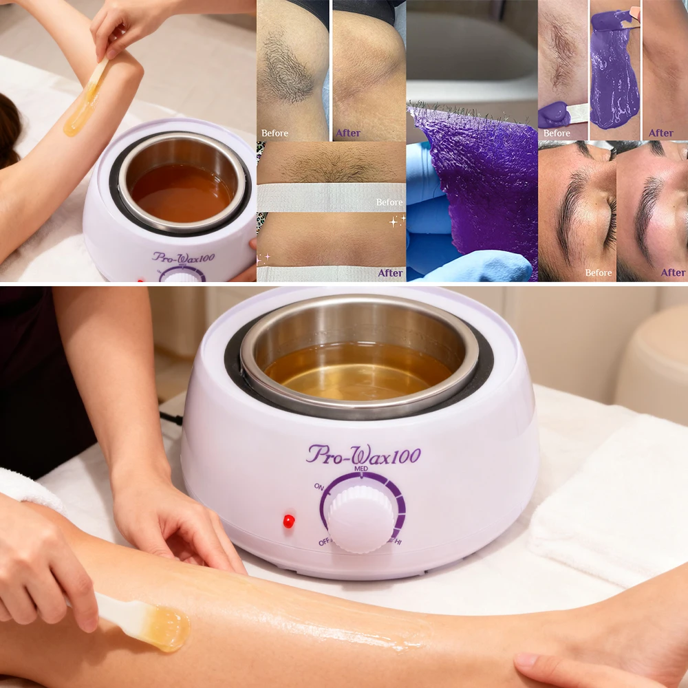 Professional Wax Warmer Heater for Depilatory Epilator Paraffin Wax Bean Bead Heating Machine Hair Removal Tool view 5