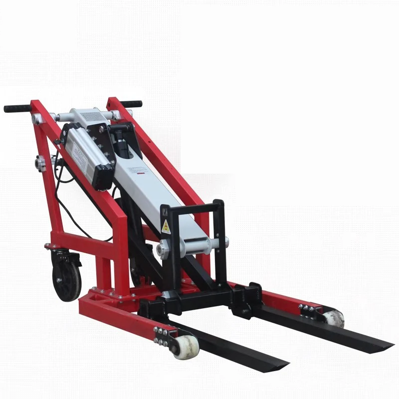 

Lift Push Unload, Portable Handling Vehicle, Electric Hydraulic Forklift, Small Curved Arm Hydraulic Stacker Truck