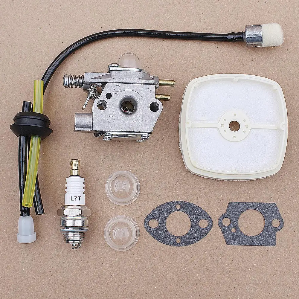 Carburetor Air Fuel Filter Line Kit For Echo GT-2400 PPT-2400 PP-1250 SRS-2400 TT-24 WT-424 Trimmer Lawn Mowers Accessories