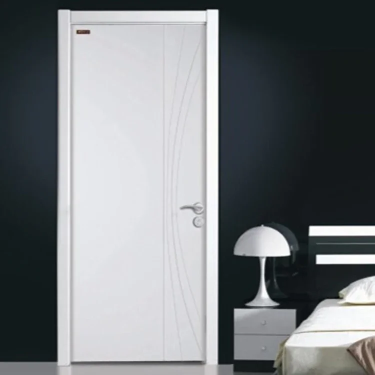 xx-Customization Modern Interior Doors Composite Solid Wooden MDF WPC Door Panel With Sidelight