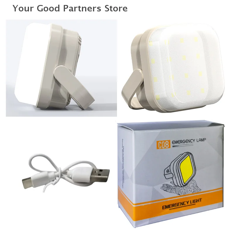 Tenda Pengisi Daya Tenaga Surya Cahaya Kuat dengan Zoom Magnet Senter Portabel Lentera Kemah Lampu Pemeliharaan Kerja LED