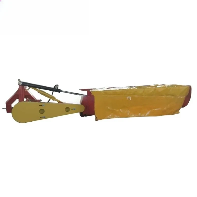Compact disc mower and lawn press 2.2M with bearing rubber rollers for faster drying and high productivity for hay and fodder