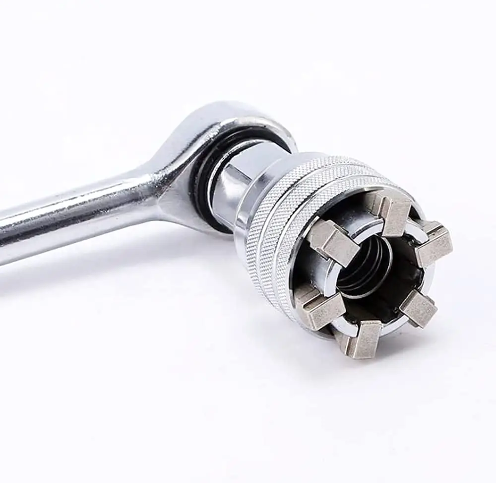 1pc Universal 10-19mm Adjustable Socket Wrench 3/8inch Adjustable Driver Torque Ratchet Socket Adapter Wrench Socket Repair Tool