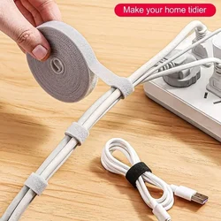 5m Cable Order Reusable Cable Organizer Desk Wire Winder Cable Tie Organizer Data Line Protection Storage Gadget