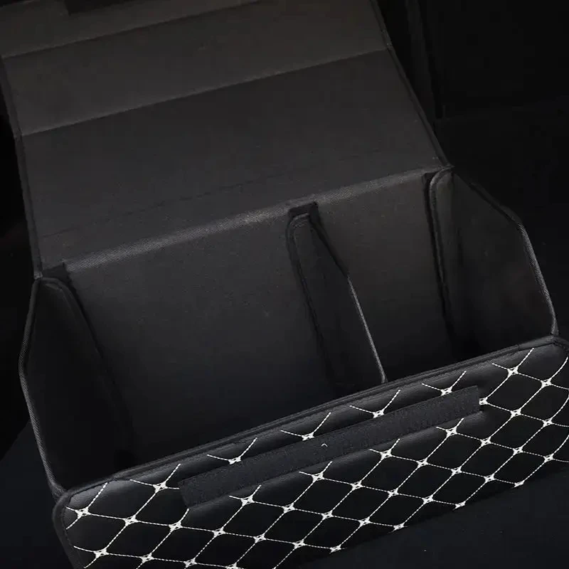 30 سنتيمتر صندوق تخزين صندوق السيارة سيارة بولي Leather الجلود جذع صندوق تخزين سيارة متعددة الاستخدام تخزين سيارة جذع حقيبة صندوق تخزين السيارات سيارة الداخلية