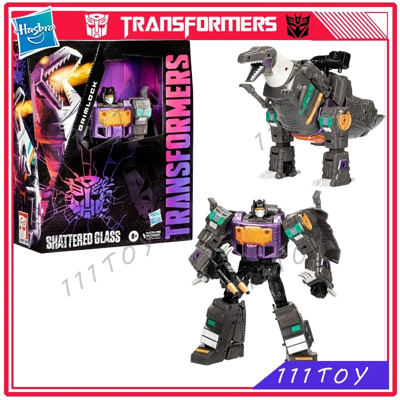 

In Stock Hasbro Transformers Classic Toys Shattered Glass Leader Class Grimlock Action Figure Robot Toy Collectibles Gift Hobbie
