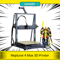 ELEGOO Neptune 4 Max 3D Printer, Auto Leveling, 500 mm/s Max Printing Speed, Kllpper Firmware Cooling Fan, WiFi Connection