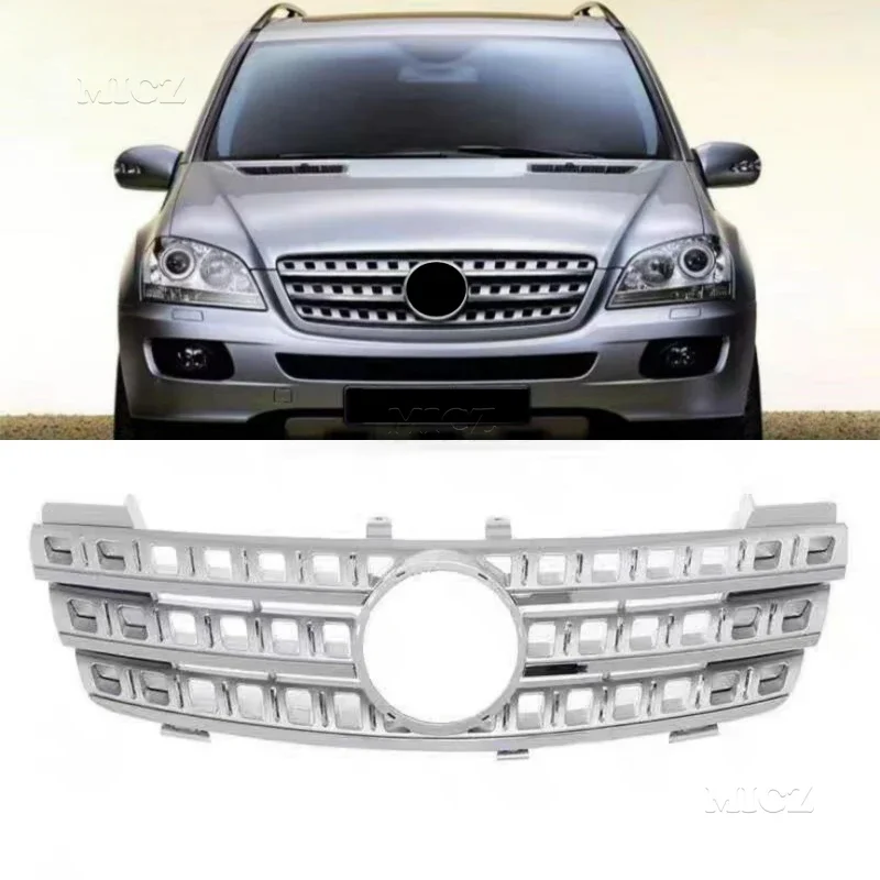 

Для Benz ML Class W164 ML300 ML320 ML350 ML400 ML500 ML550 2005-2008 Передний бампер, полоса для предотвращения столкновений, яркая полоса