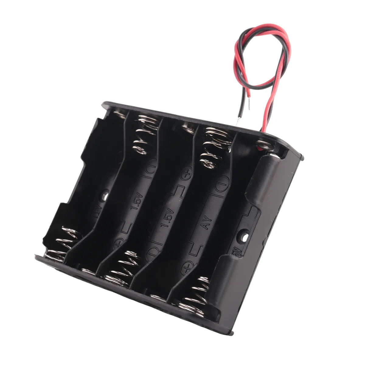 5 x 1.5V AA Battery Slot Holder Case Box Wire