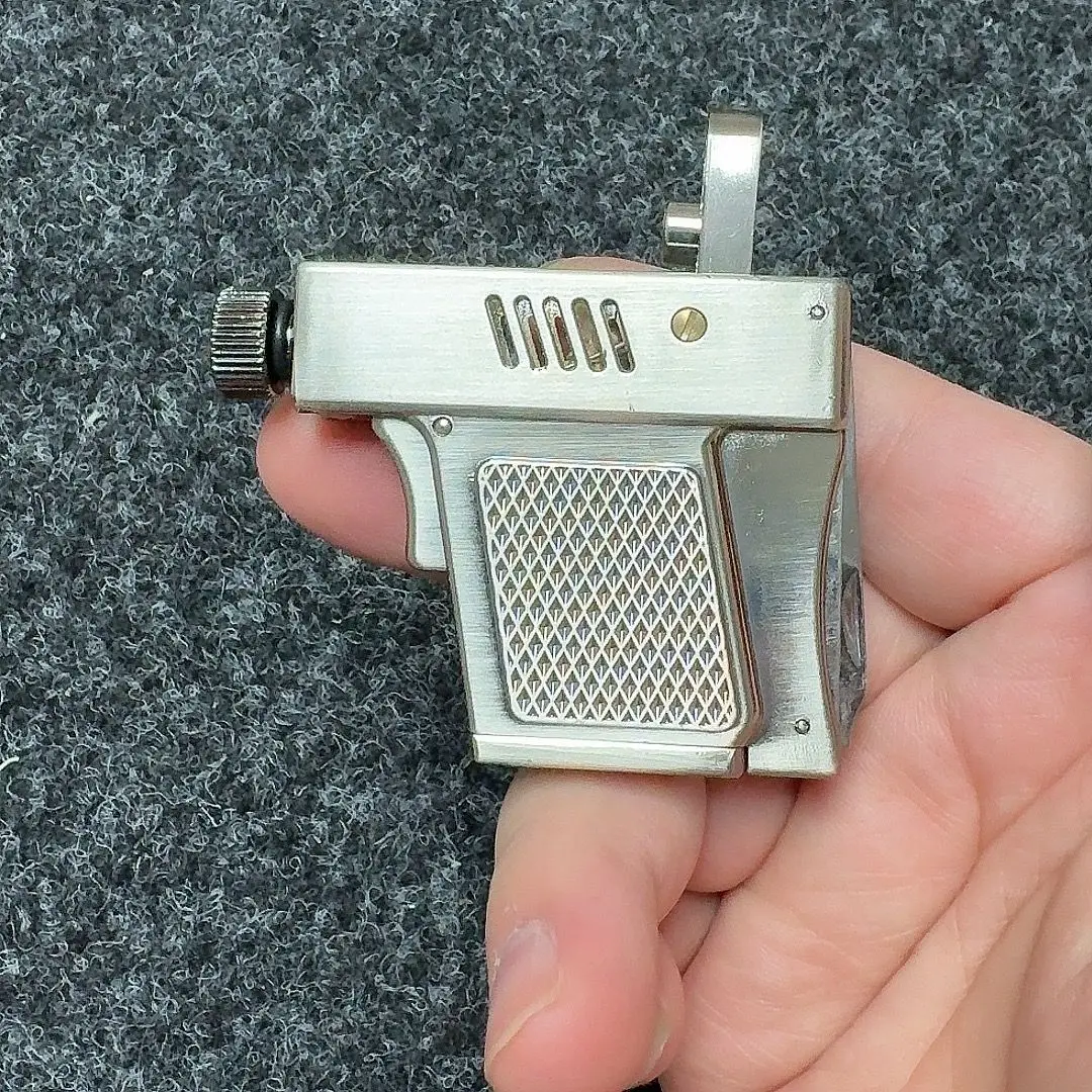 Vintage Classic Kerosenes Trench Lighter with Auto Ejection Mechanism One-Click Ignition Pocket Lighter Collection & Daily Use