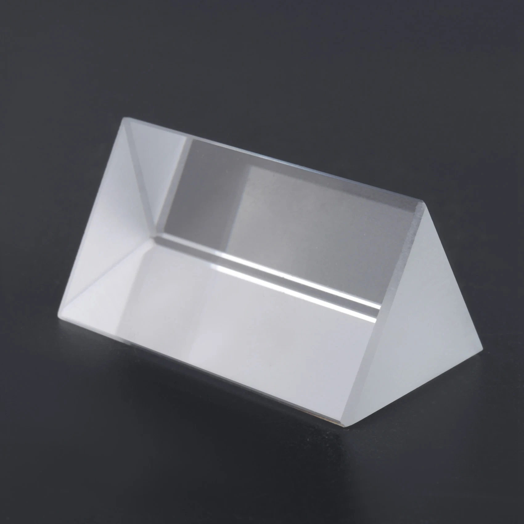 REST 4Pcs Clear Triangular Prism for Rainbow Lights Crystal Optical Prisms Glass Physics Teaching Refracted Light Spectrum