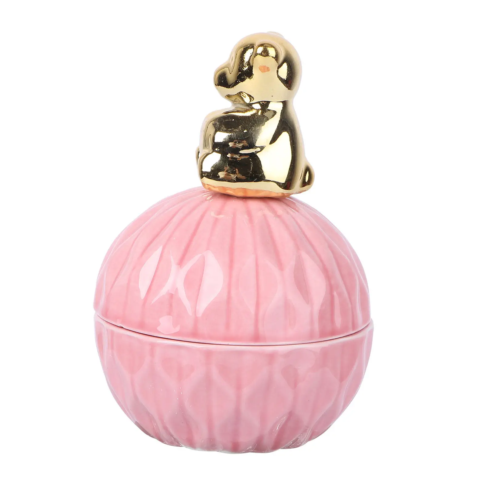 Lovely Ceramic Candy Box Jewelry Box for Storing Candies Snacks Cookies Fruits Small Gifts Party Table Decor Desktop Decoration