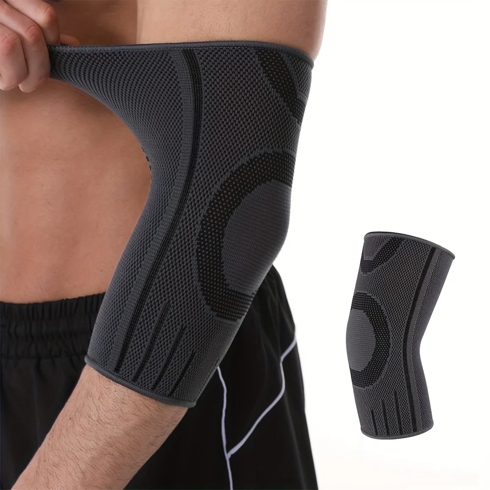 1pc Sports Elbow Protector For Men And Women, Joint Sleeve Protector Arm Sheath, Tennis Elbow Belt Strap Pressurized Winding