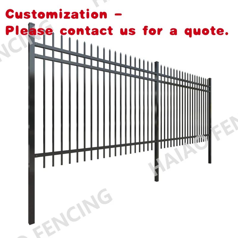 custom.Hot Sale Best Price Powder Coating Rod Wrought Iron Fence Philippines