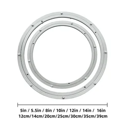 1pcs Heavy Duty Rotating Bearing Turntable Lazy Susan Base 12-39cm Round Rotating Bearing Plate Turntable Base Hardware