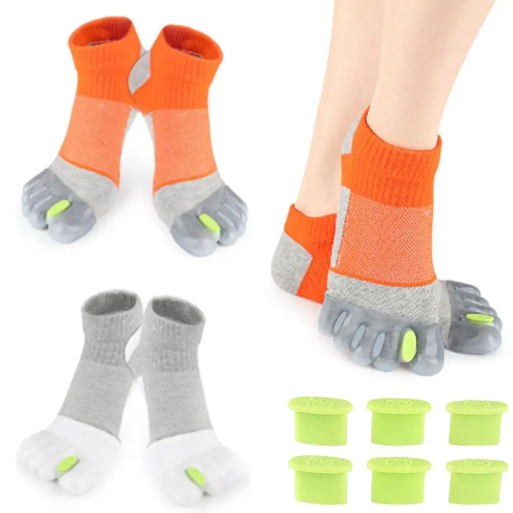 

Высокоэластичные носки с раздельным носком, регулируемые дышащие носки с раздельным пятью пальцами, разделитель пяти пальцев, 3D-обернутый каблук