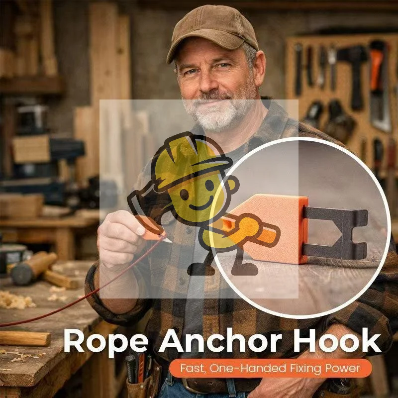 Rope Anchoring Hook Fixation Accessories Carpentry Tools Rope Fastening Tool For Home Improvement Renovation Projects Drywall