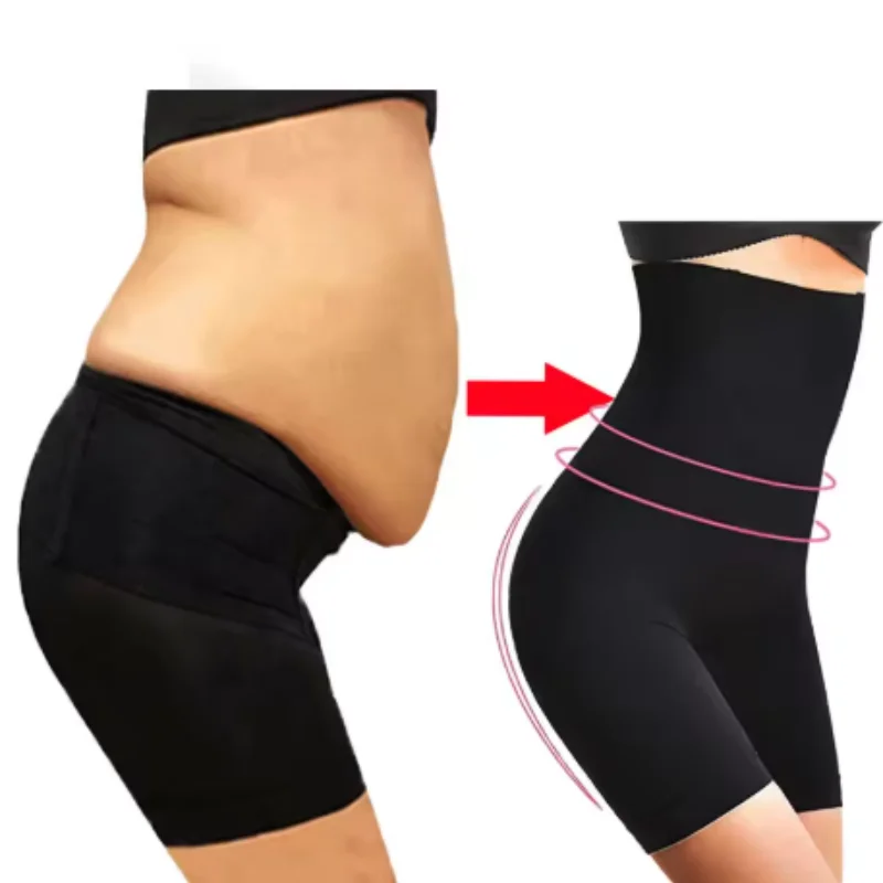 Body Shaper Shorts mit hoher Taille, Bauchkontrolle und Po-Lifting-Effekt für Damen – Sicherheitshose und Shapewear Unterwäsche