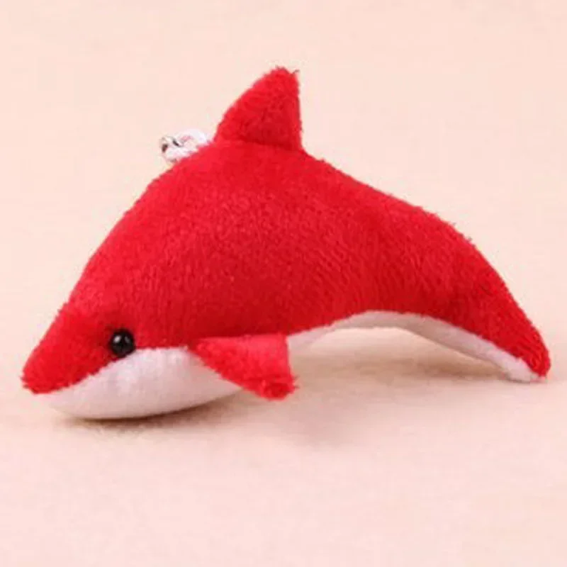 Plush Toy Dolphin Keychain Purse Mini Animals Memorial Gifts Keyring Pendant Fluffy Decorations Boys and Girls Toys Plush Gift