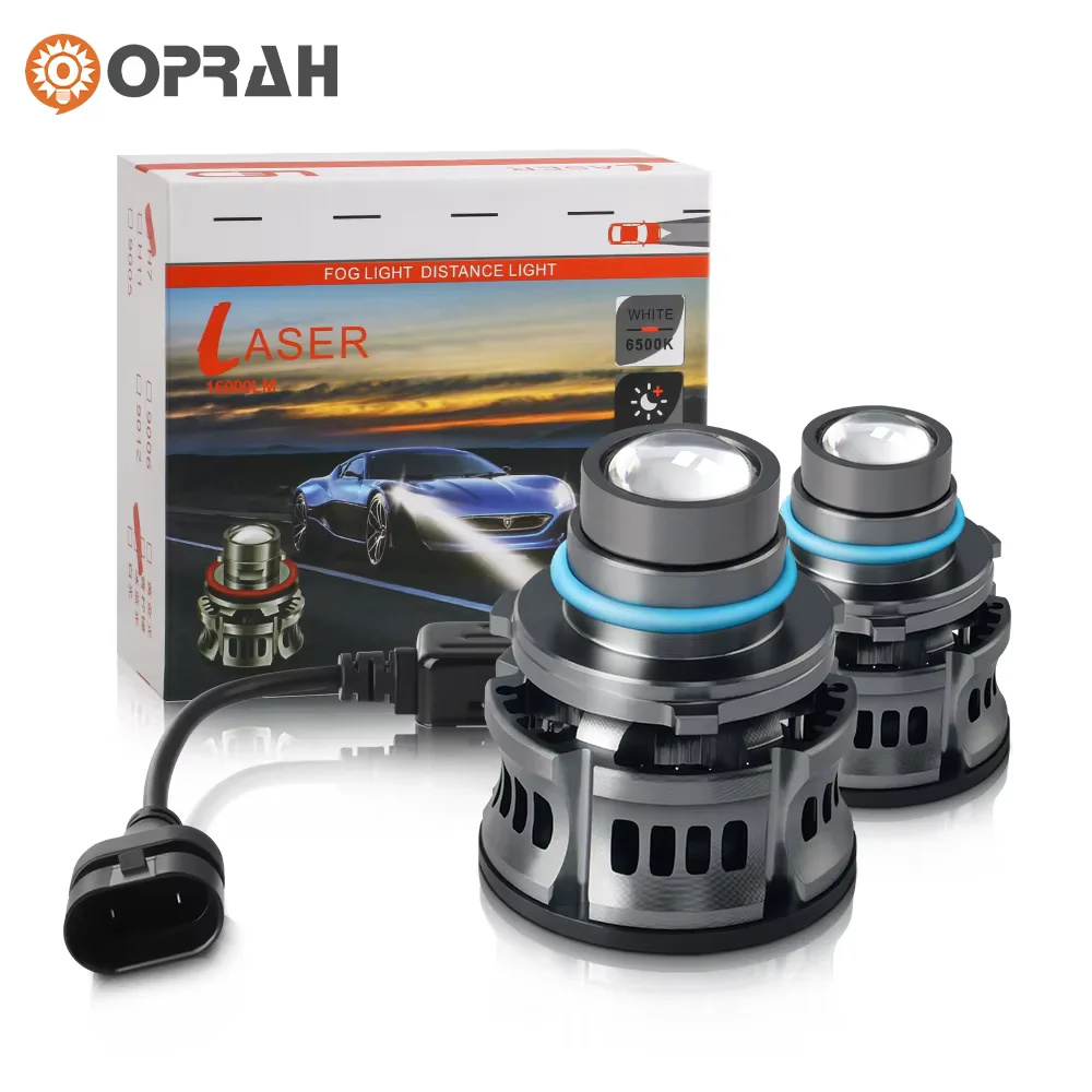 

2pcs Automotive Laser Lens 3570 LED Fog Bulb H7 9006 Laser Headlight Bulb Canbus H11 9005 HB3 Projector Auto 6000K DRL Lamp 12V