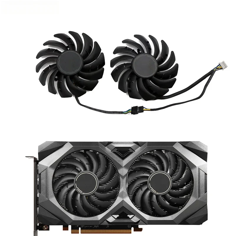 87MM 4Pin GPU Cooling Fan PLD09210S12HH For MSI RX5600 5700 XT MECH OC Graphics Video Card