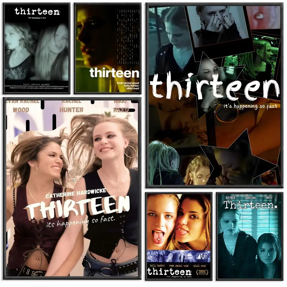 Movie Thirteen Poster Modern PP Paper Wall Decorative for Cafe Office Bar Home Wall Decor Gift