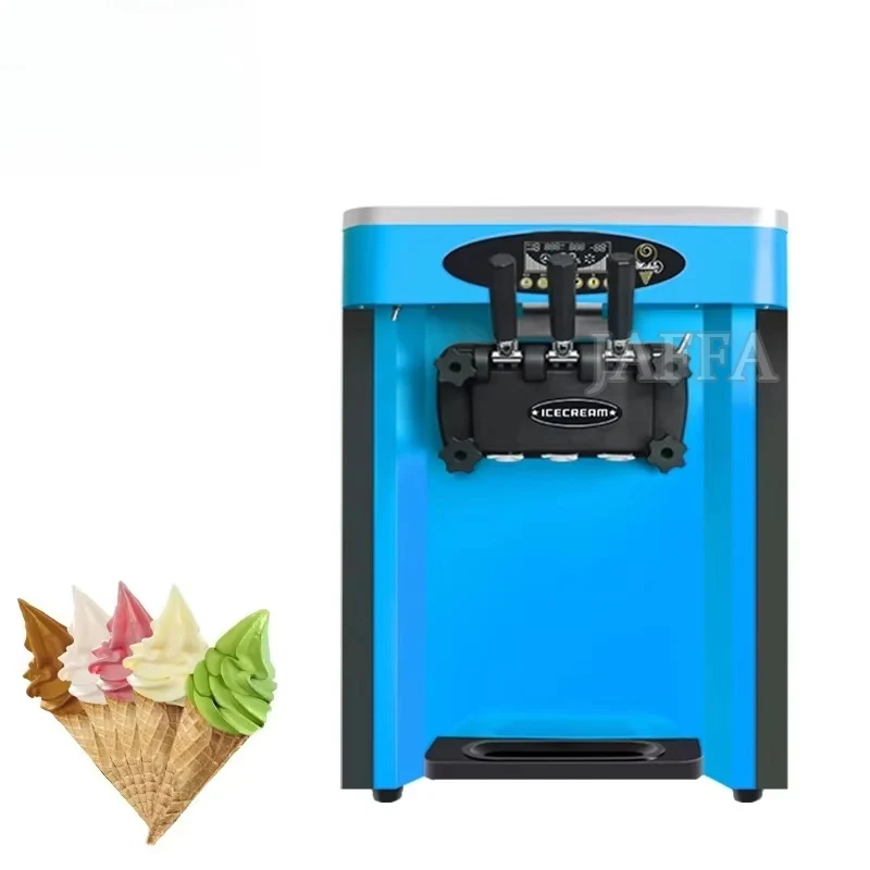 Commercial Large-Scale Soft Ice Cream Machine Full-Automatic Stainless Steel Sweet Cone Vertical Ice Cream Machine