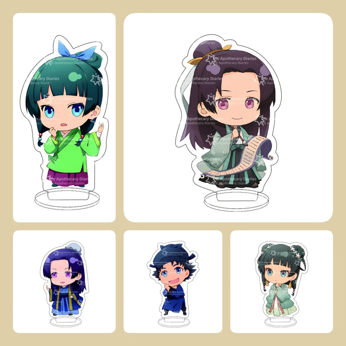 

Factory outlet stor Anime The Apothecary Diaries Maomao Jinshi Acrylic Stand Model Stand Plate Room Decor Figure Accessories TOY