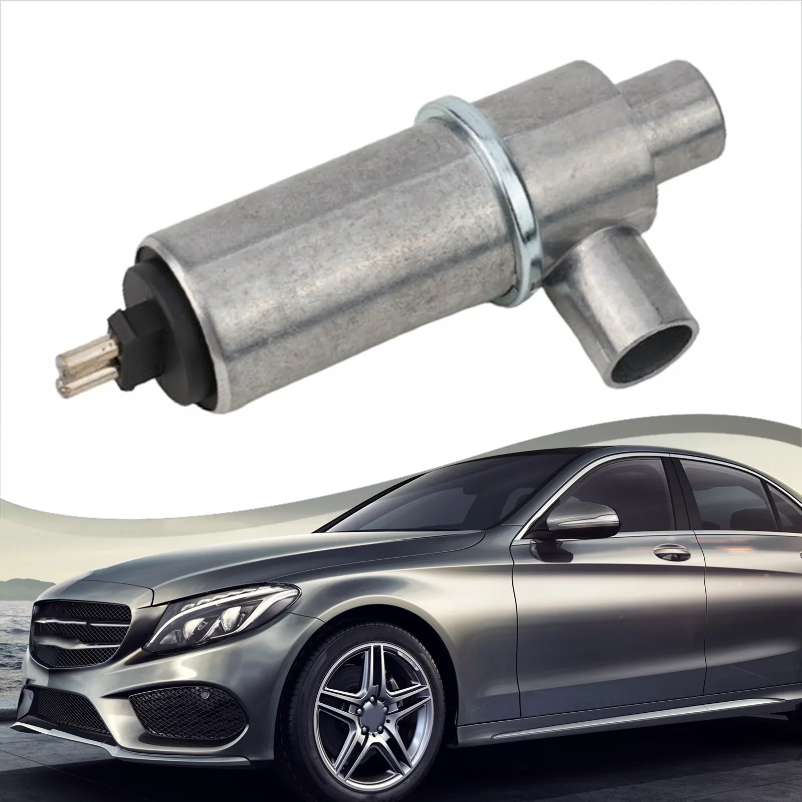 

Клапан управления холостым воздухом для Mercedes 1981-1985 металлическая конструкция Серебряная точность для повышения эффективности двигателя
