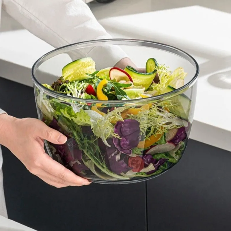 

【PARTY DAY】Large Capacity PP Salad Spinner-Multifunctional Vegetable Dehydrator With Rotating Drainer Design