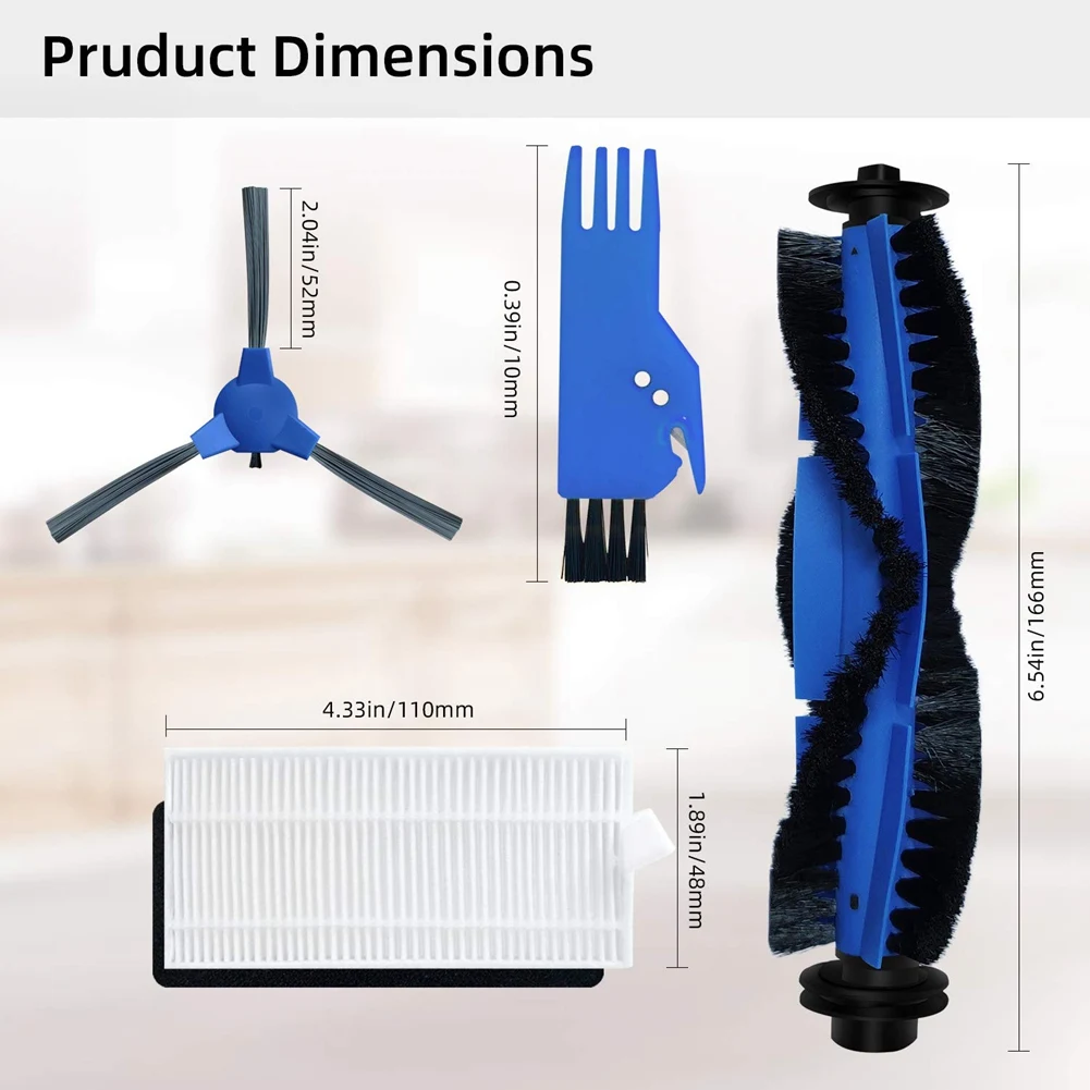 อะไหล่สำหรับ eufy robovac 11S, 12, 15T, 15C, 25C, 30, 30C, 35C บางหุ่นยนต์ดูดฝุ่นพรม