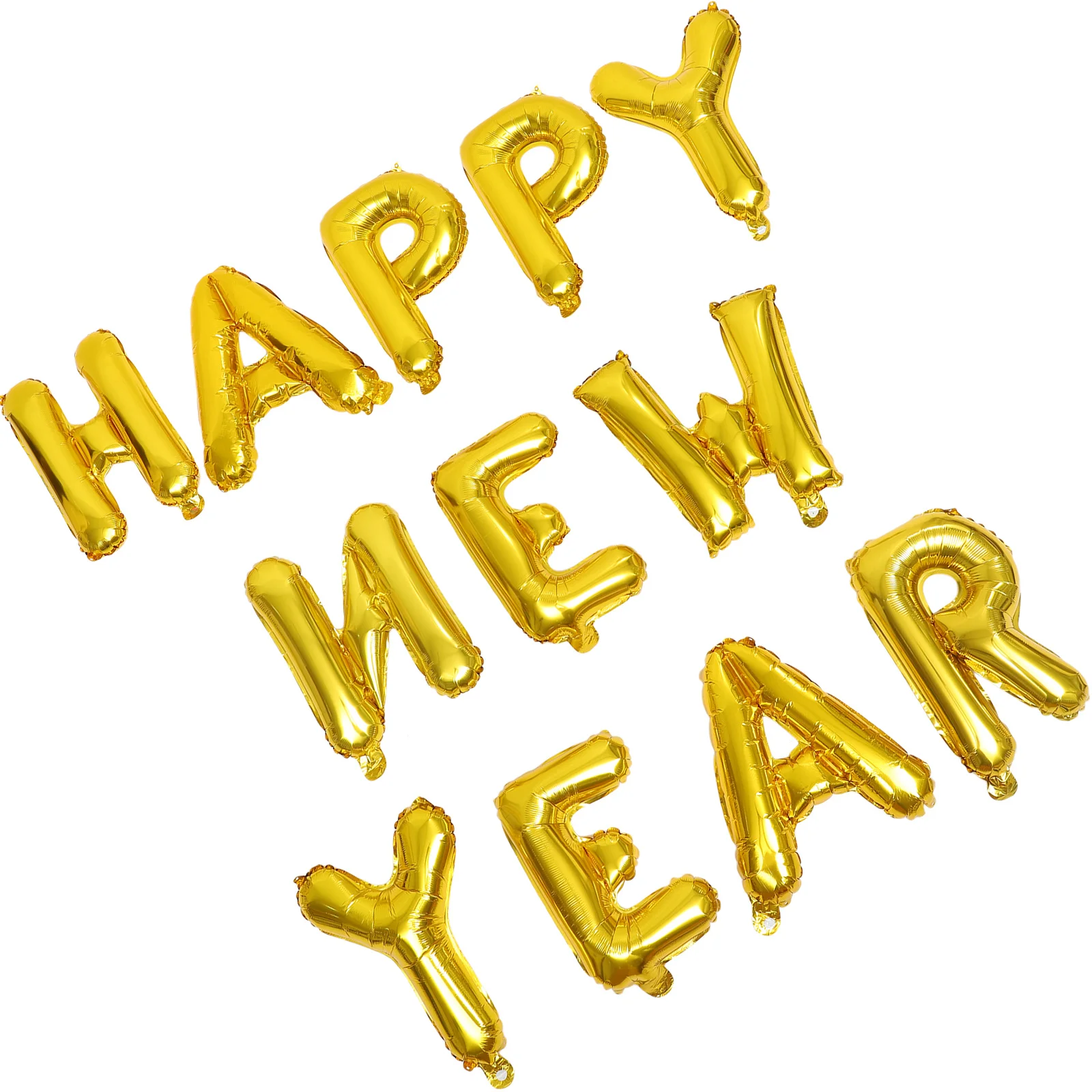 

1Set New Year Balloons Party Decorations Foil Balloons Bright Colors Suitable Many Occasions Graduation Anniversaries