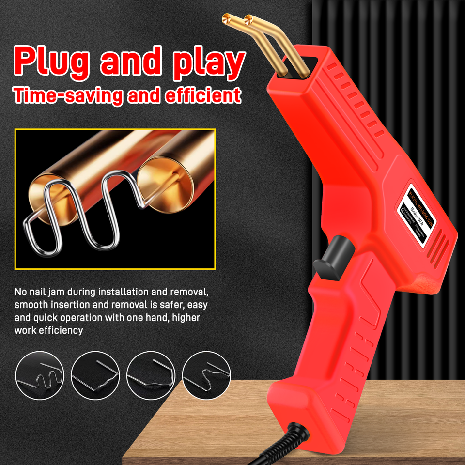  Hot Sell Hot Stapler Plastic Welding Machine Bumper Repair Kit Soldering Iron For Plastic Repair Car Bumper Repair Welding Gun 