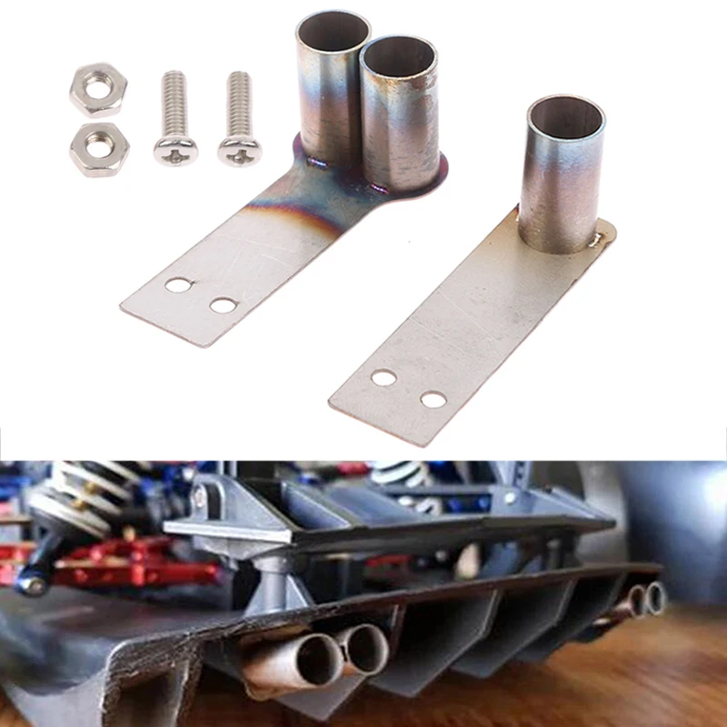 1:10 RC Car Exhaust Pipe Metal Tail Throat For 1/10 Drift Car Car Model Accessories