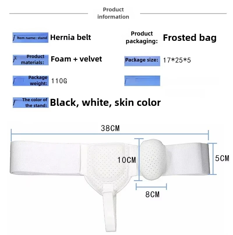 Hernia Belt Truss For Inguinal Sports Hernia Support Pain Relief Recovery Strap Breathable Adjustable Man Inguinal Groin Support