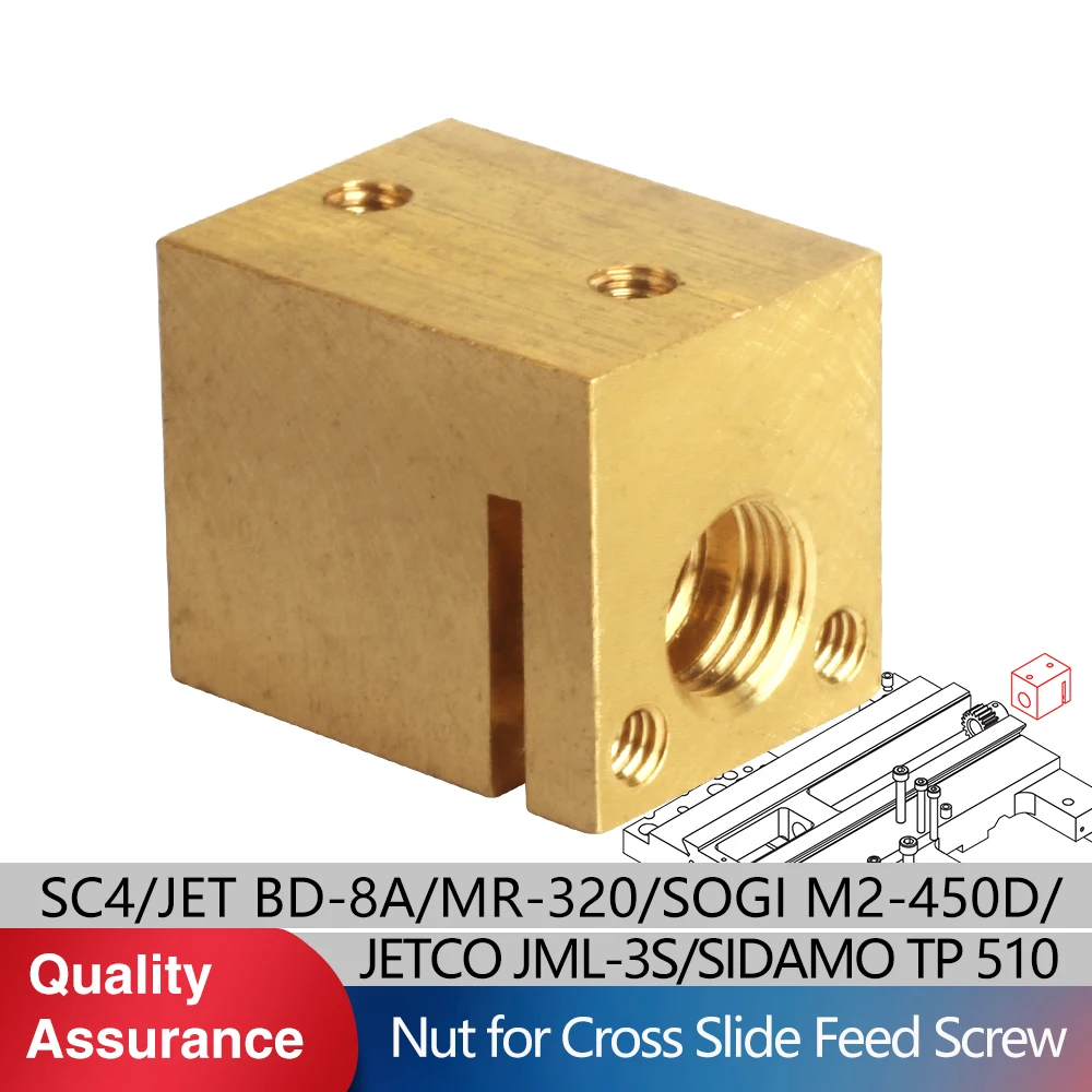 Écrou de vis-mère de SC4-222 de SIEG Vis de rajeunissement de glissière croisée