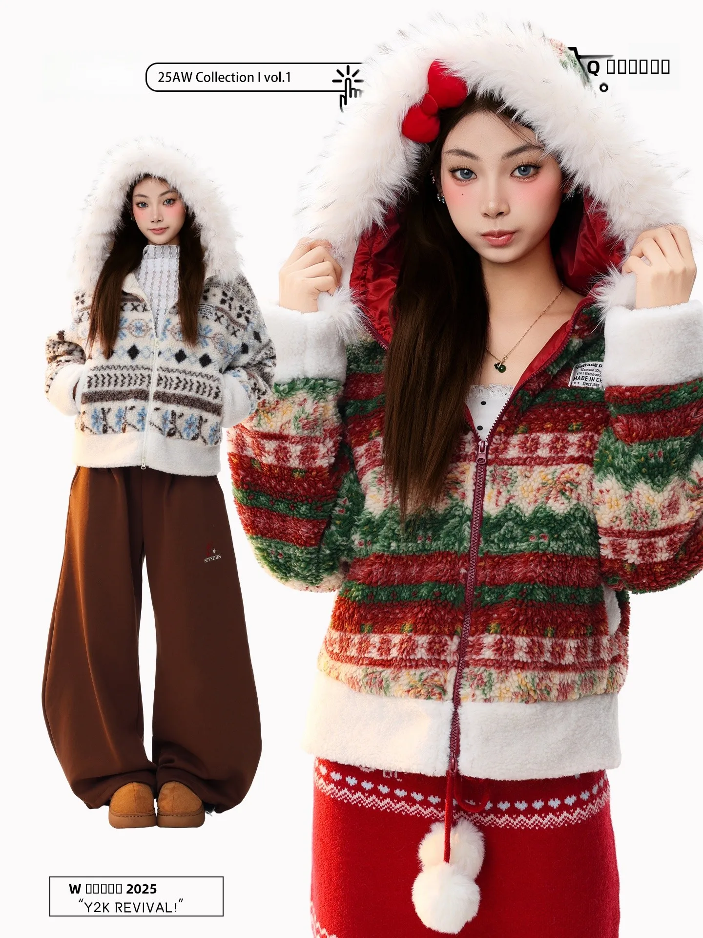 

Женская утепленная хлопковая куртка PBB Cisas с капюшоном, имитация меха ягненка, зимнее теплое пальто с пушистым воротником, повседневная верхняя одежда