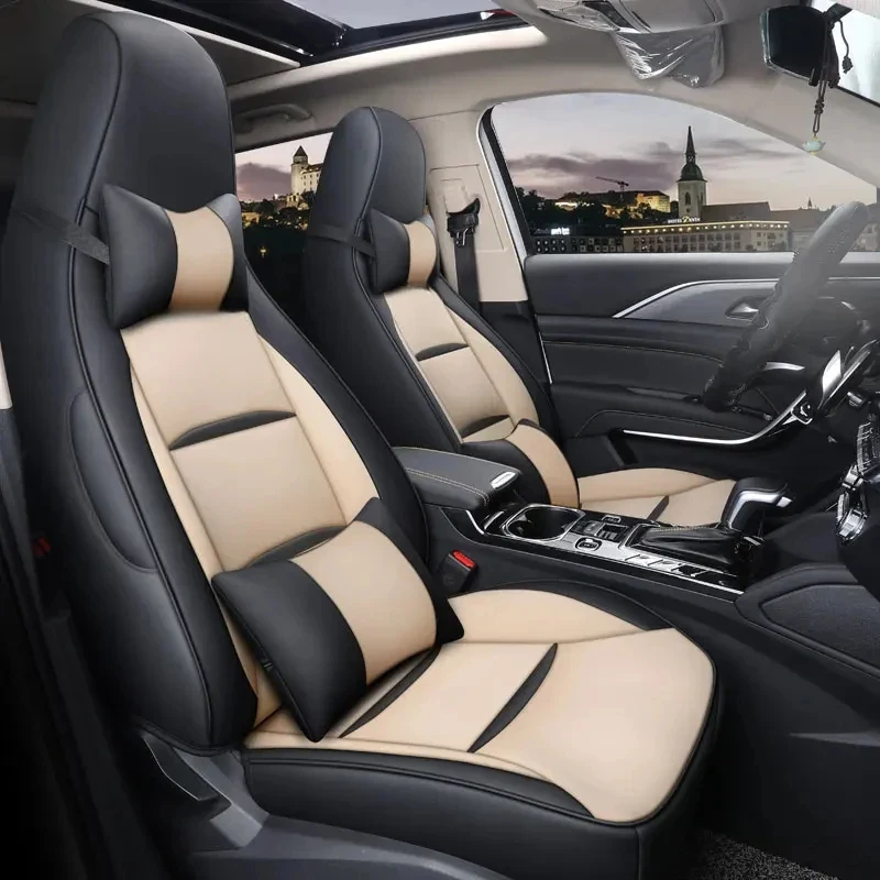 

Комплект чехлов для автомобиля из кожи на заказ (OEM), подходит для различных моделей автомобилей