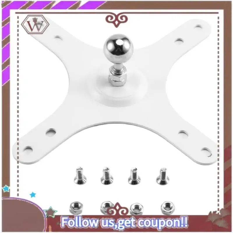 ABBG-المحمولة رصد تصاعد قوس لوحة VESA 17 مللي متر الكرة إلى 100X100mm 75X75mm قاعدة جدار جبل مجموعة حامل الأبيض