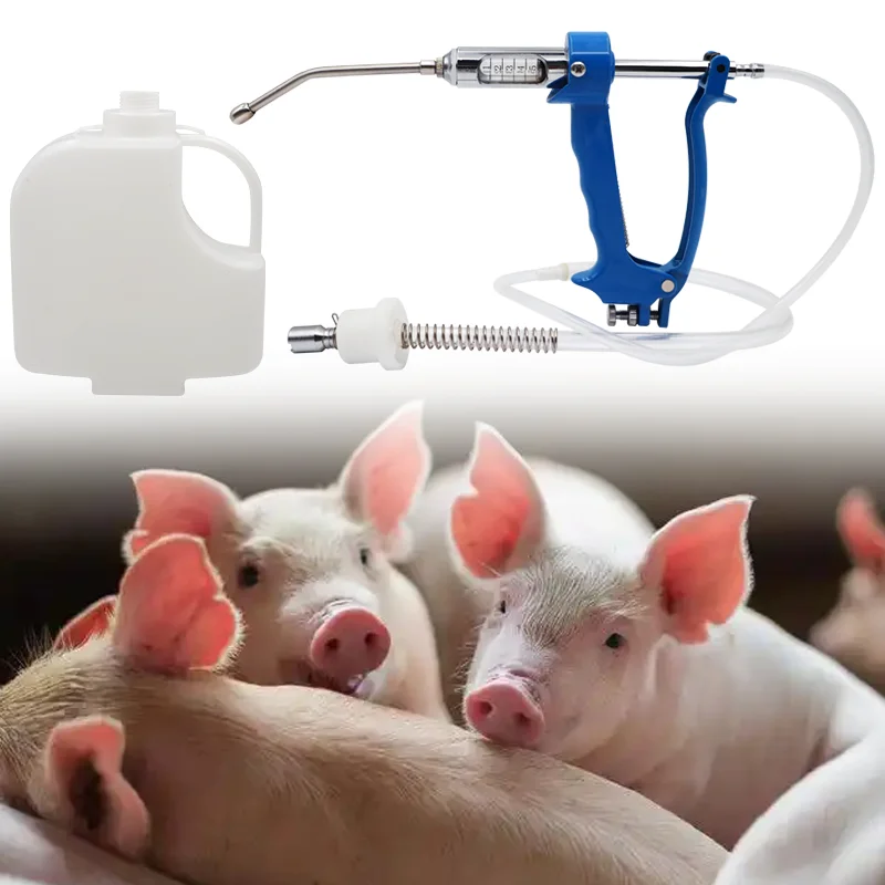 

5/10/20/30ML Continuous Feeding Syringe Farm Pig Cow Breeding Animal Husbandry Continuous Drug Delivery Device Veterinarian Tool