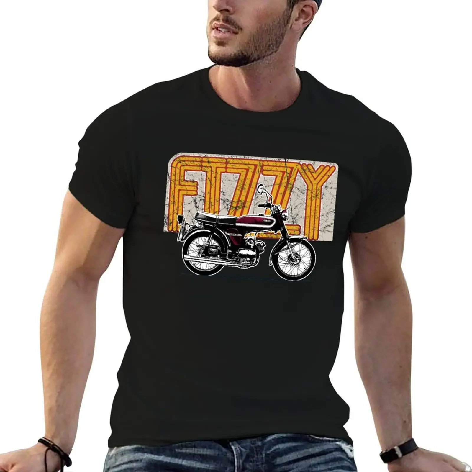 FS1E 70's bike- fizzy, mopeds from your memory T-Shirt baggy shirts oversized t shirt Men's clothing