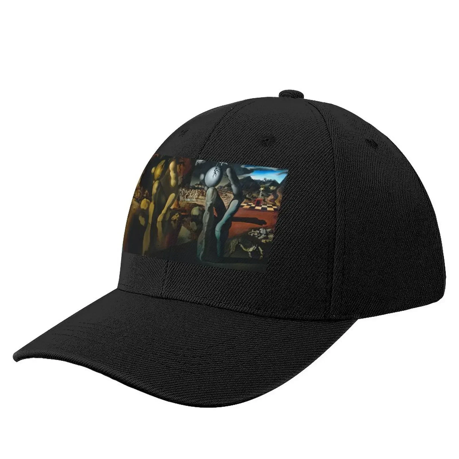 salvador dali famous paintings, salvador dalí art style, salvador dalí artwork Baseball Cap sun hat Mens Caps Women's