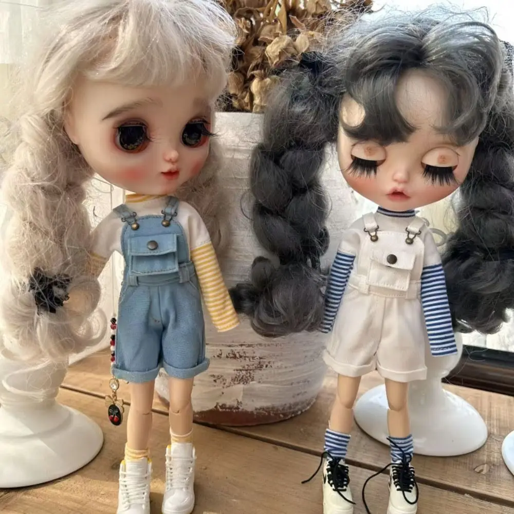 DIY اليدوية الأزياء شريطية قميص 6 أنماط DIY هدية قمم تي شيرت ملابس غير رسمية قمصان لدمى بليث #4