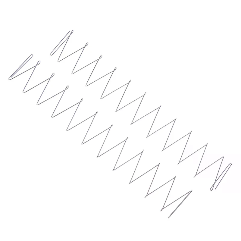 1/3 قطعة الربيع الصلب طول 300 مللي متر مستطيلة ضغط الربيع سلك قطر 1.2 مللي متر مربع الربيع شقة الربيع #4