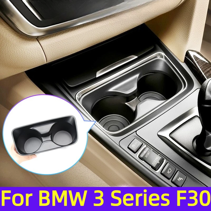 Central Control Water Cup Holder,For BMW 3 Series F30 Accessories 2019/2018,ABS Anti-Shake Anti-Spill Moisture-Proof 2012-2017